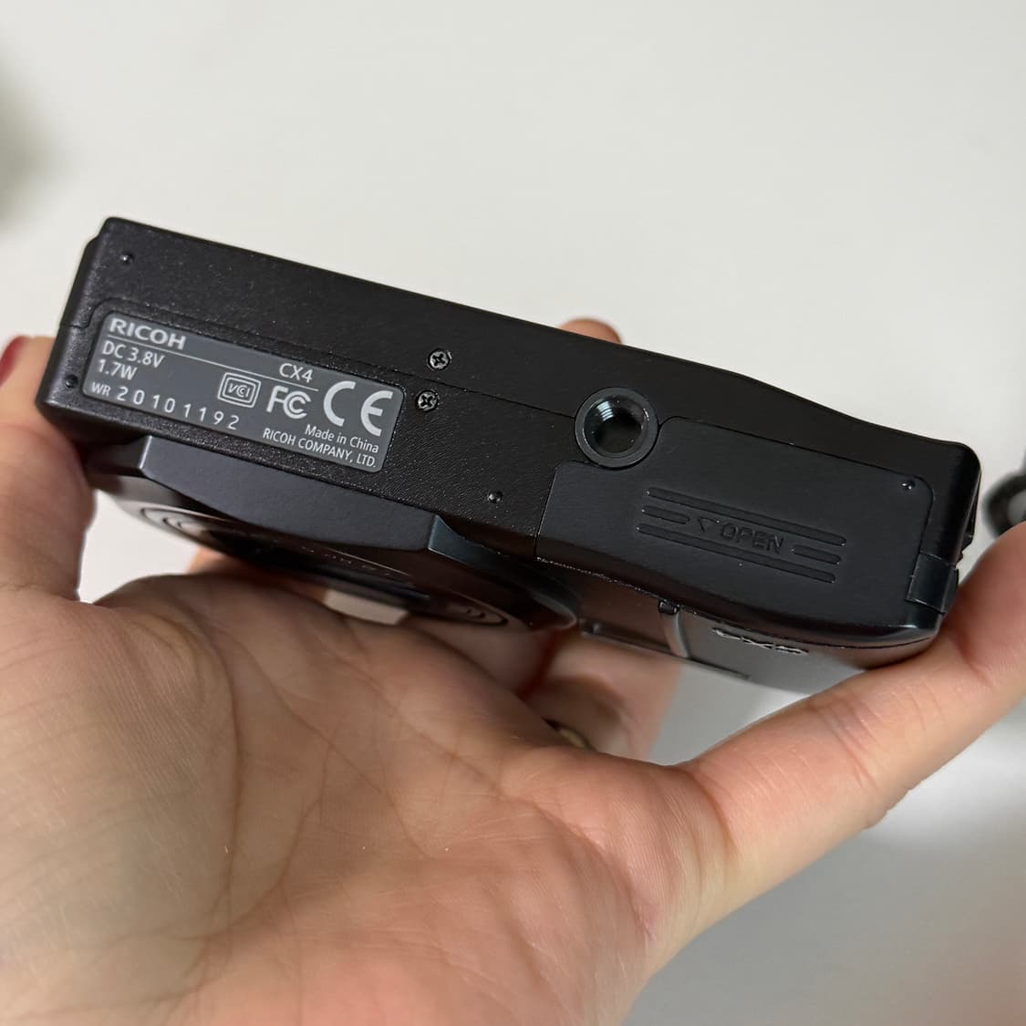 리코 ricoh cx4 빈티지 디카 디지털카메라 블랙 상품이미지6