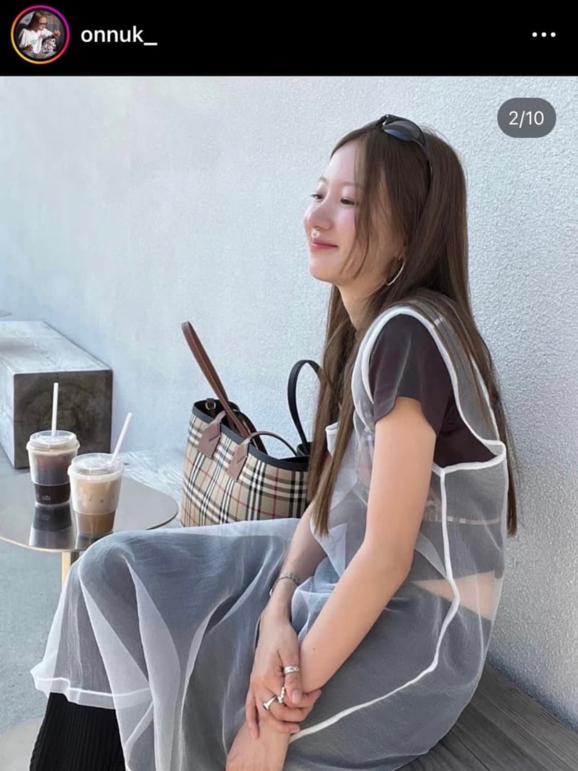 자라 오간자 레이어드 원피스 시스루 상품이미지1