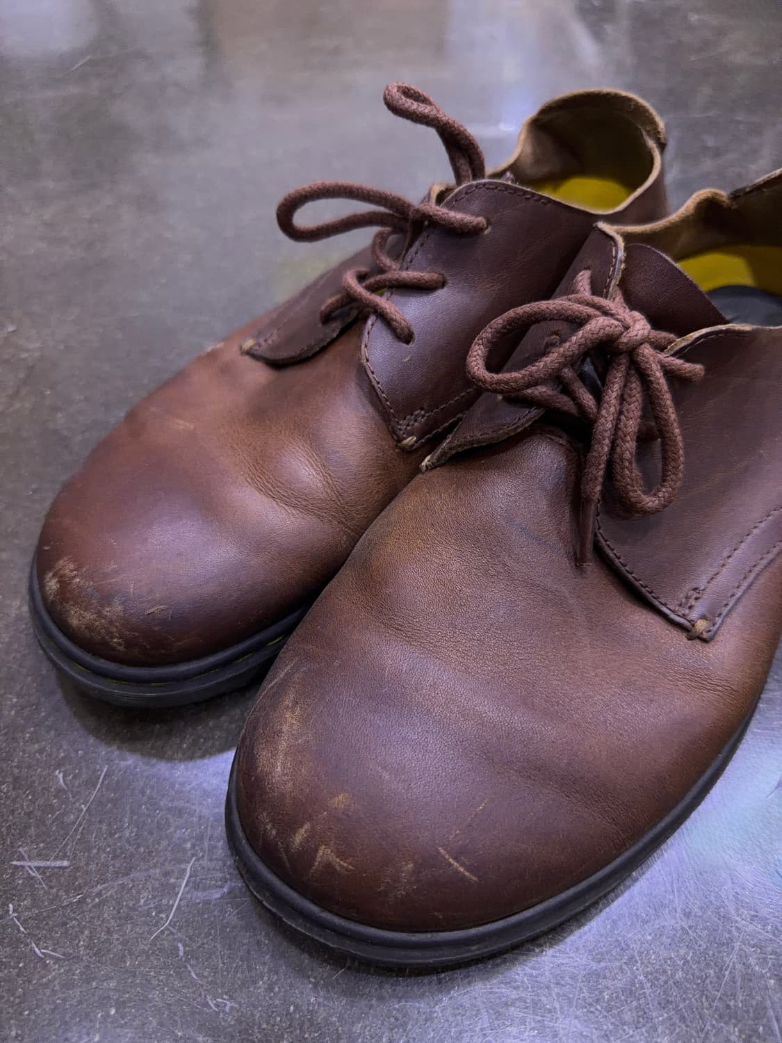 닥터마틴 엘스필드 크레이지 홀스 브라운 더비 슈즈 280 상품이미지3