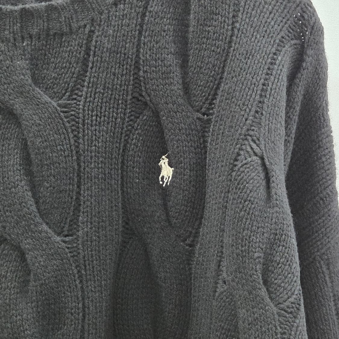 폴로랄프로렌 우먼 캐시미어 블랜드 케이블니트 L 상품이미지2