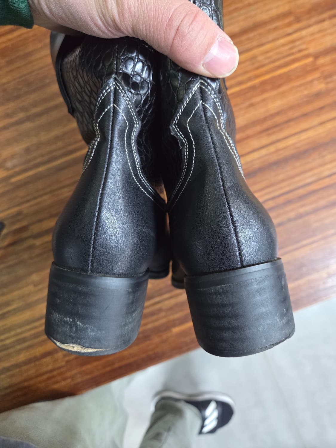 빈티지 여성 웨스턴 가죽 부츠 240 상품이미지9