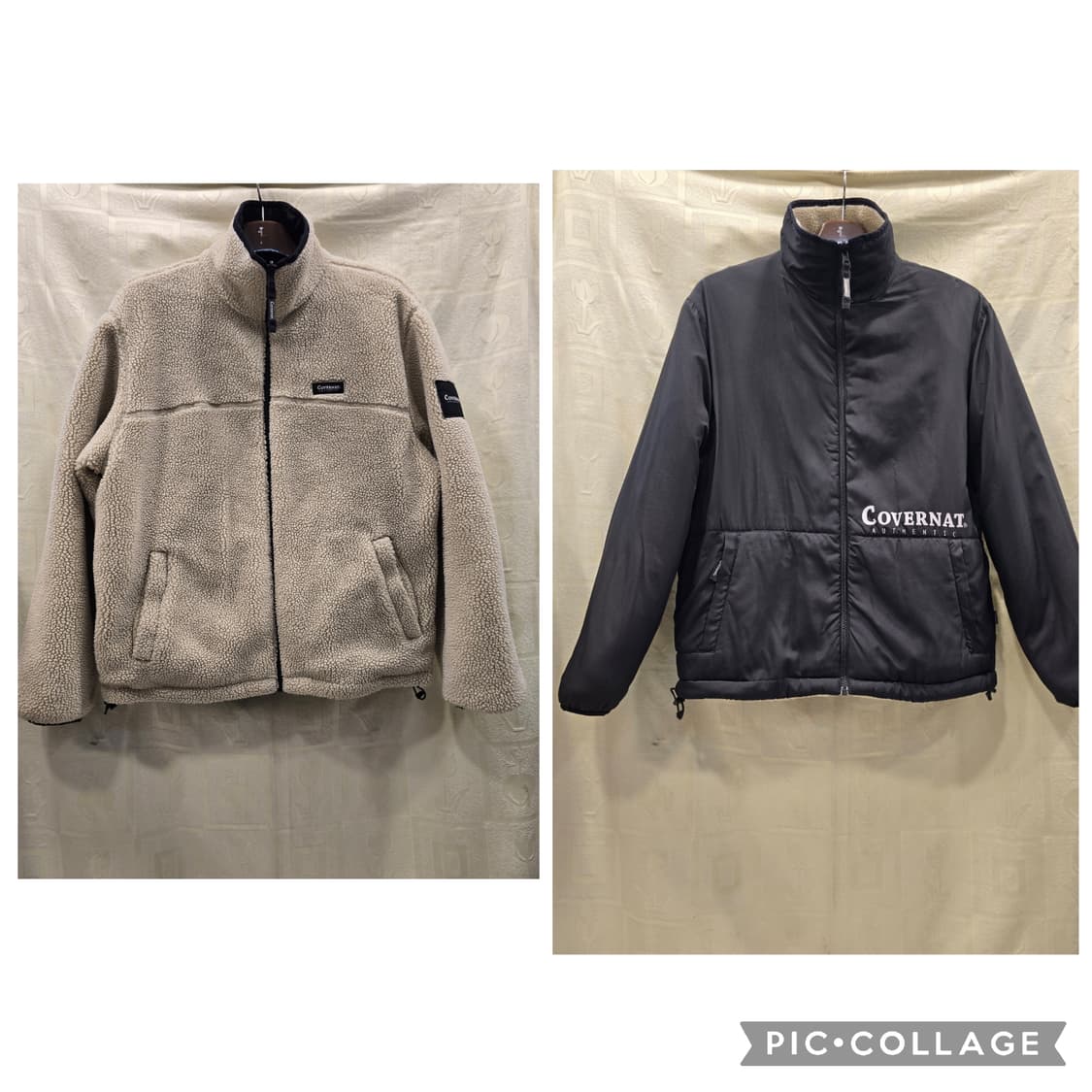 커버낫 남성 양면 플리스 자켓 100 상품이미지1