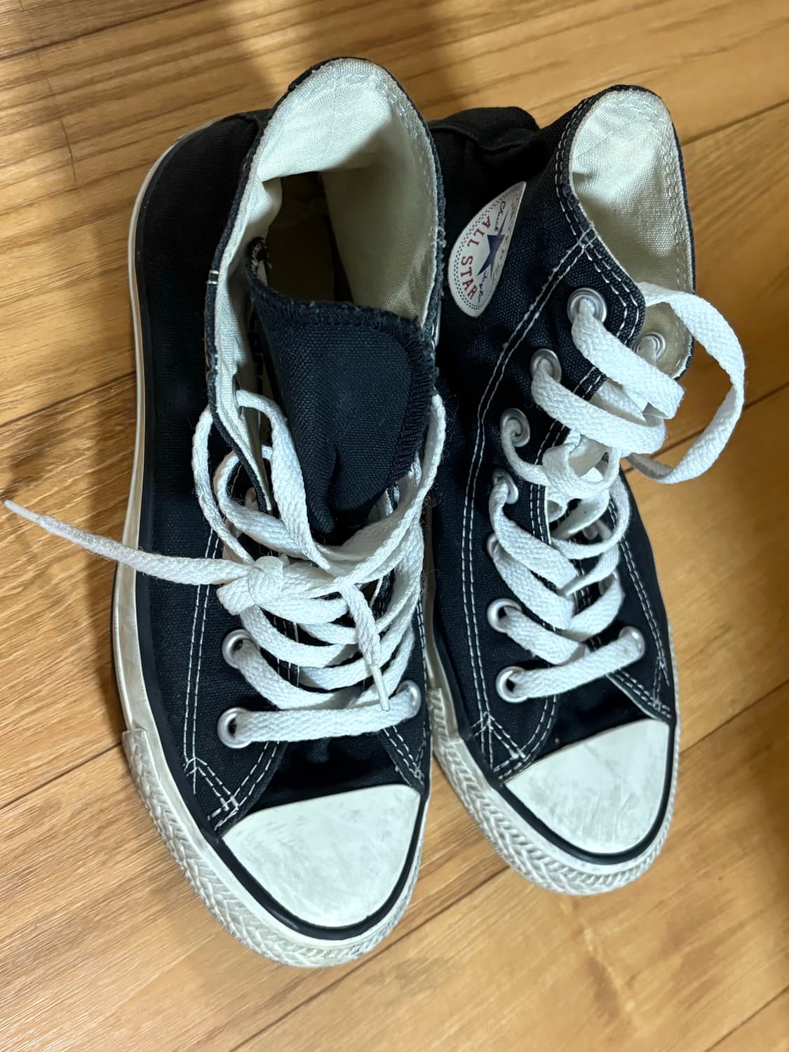 컨버스 척 올스타 하이 블랙 230 판매  상품이미지2