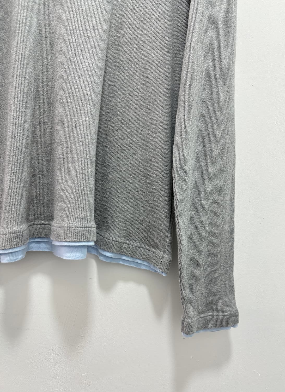 23 Homme fake layered knit sleeve  상품이미지5