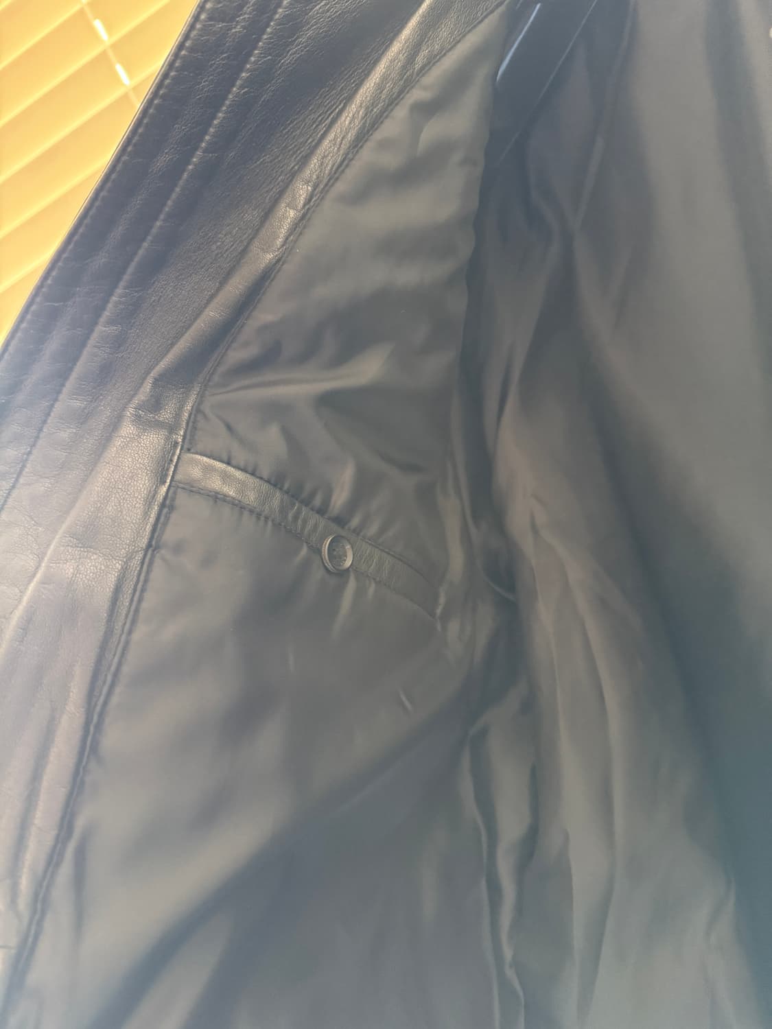 헨리코튼 양가죽 싱글 가죽자켓 XL 상품이미지5