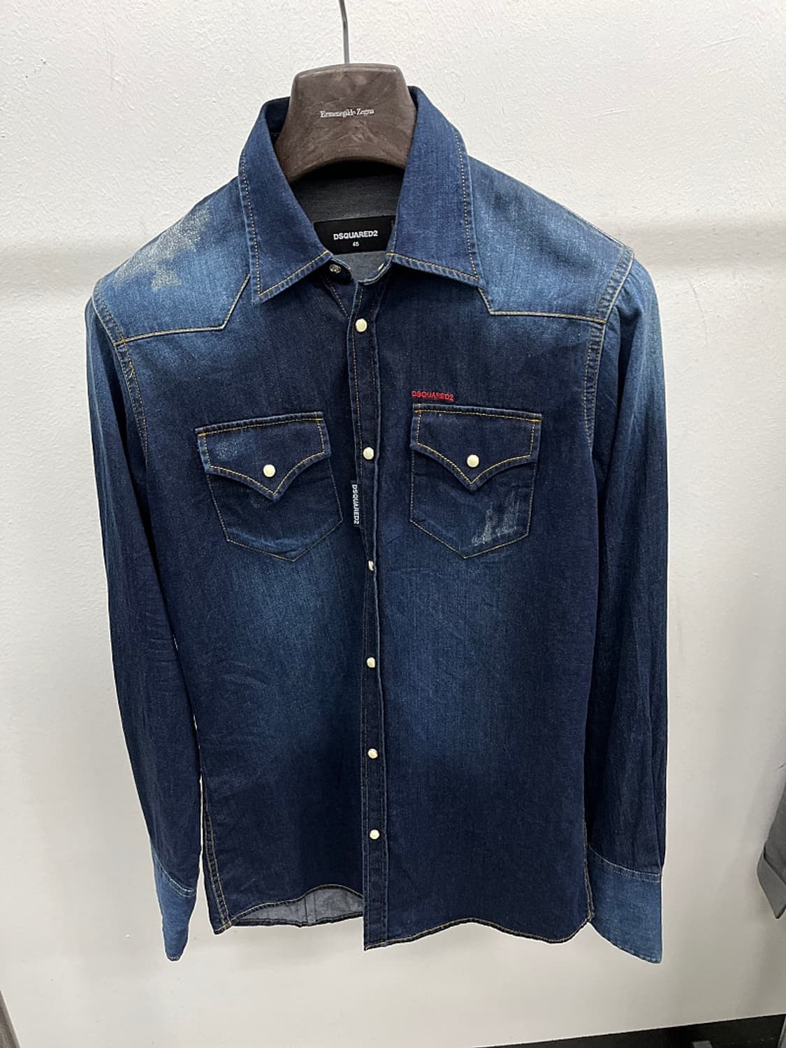 95) 디스퀘어드 로고 데님셔츠  상품이미지1