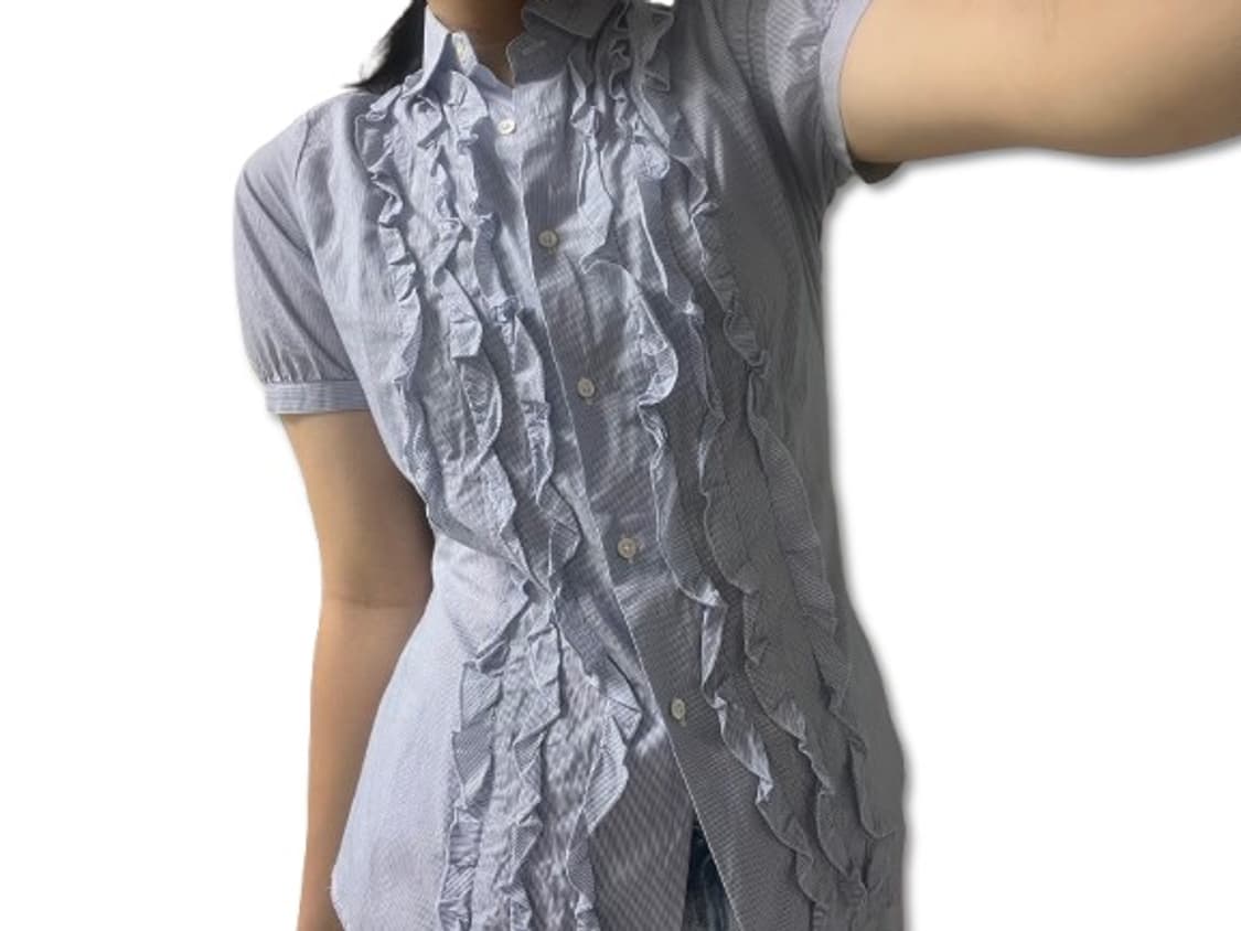 빈티지 프릴 셔츠 상품이미지1