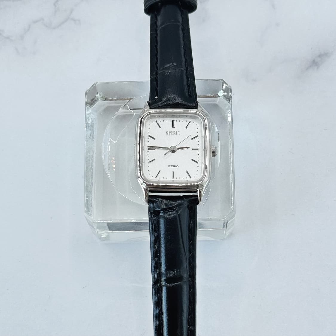 80s90s 빈티지 세이코 스피릿 미니멀 스퀘어 워치 상품이미지3