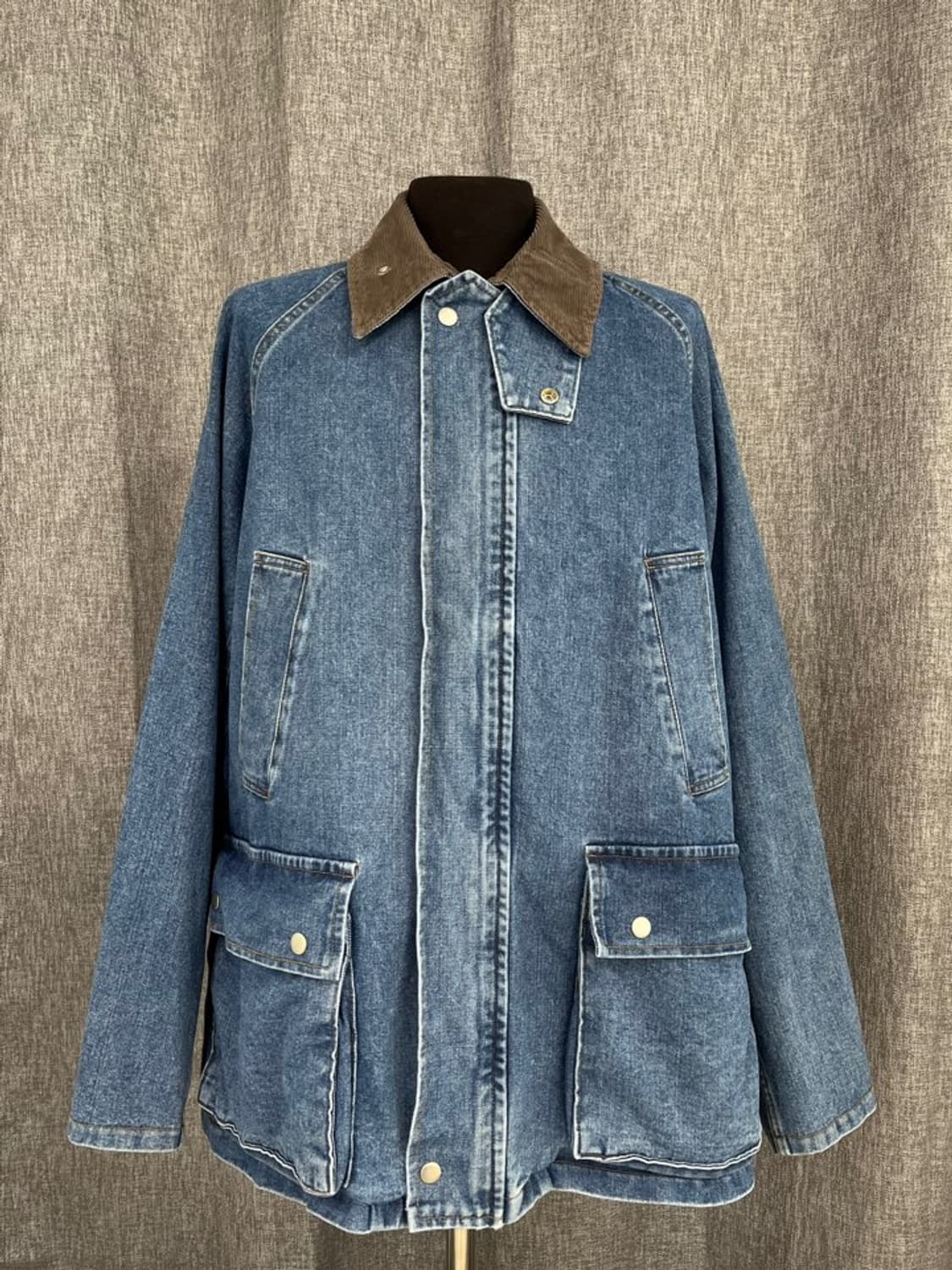 빈티지 데님 헌팅 자켓/#3485 상품이미지1