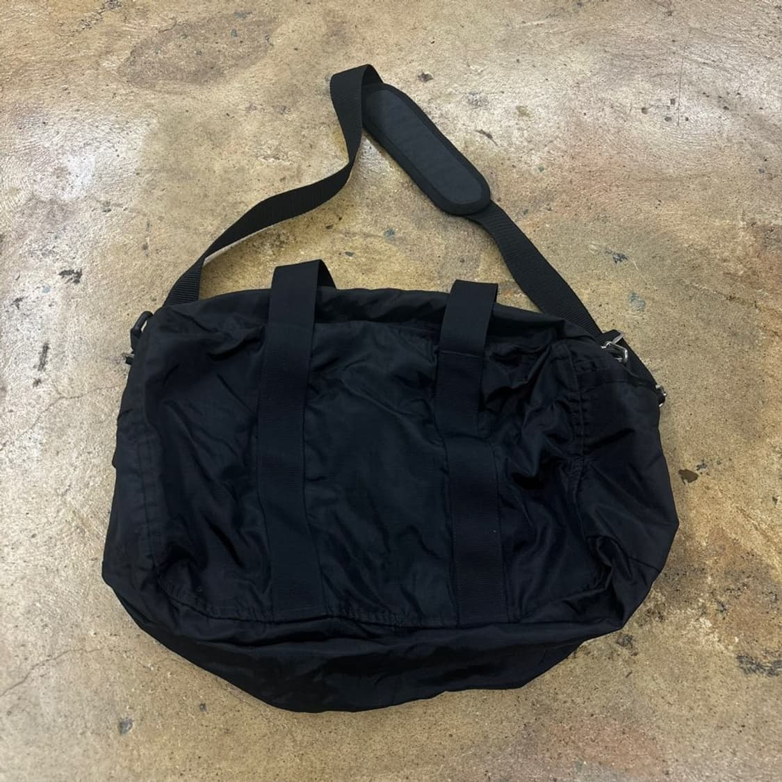 노스페이스 블랙 나일론 크로스백 보스턴백 상품이미지3