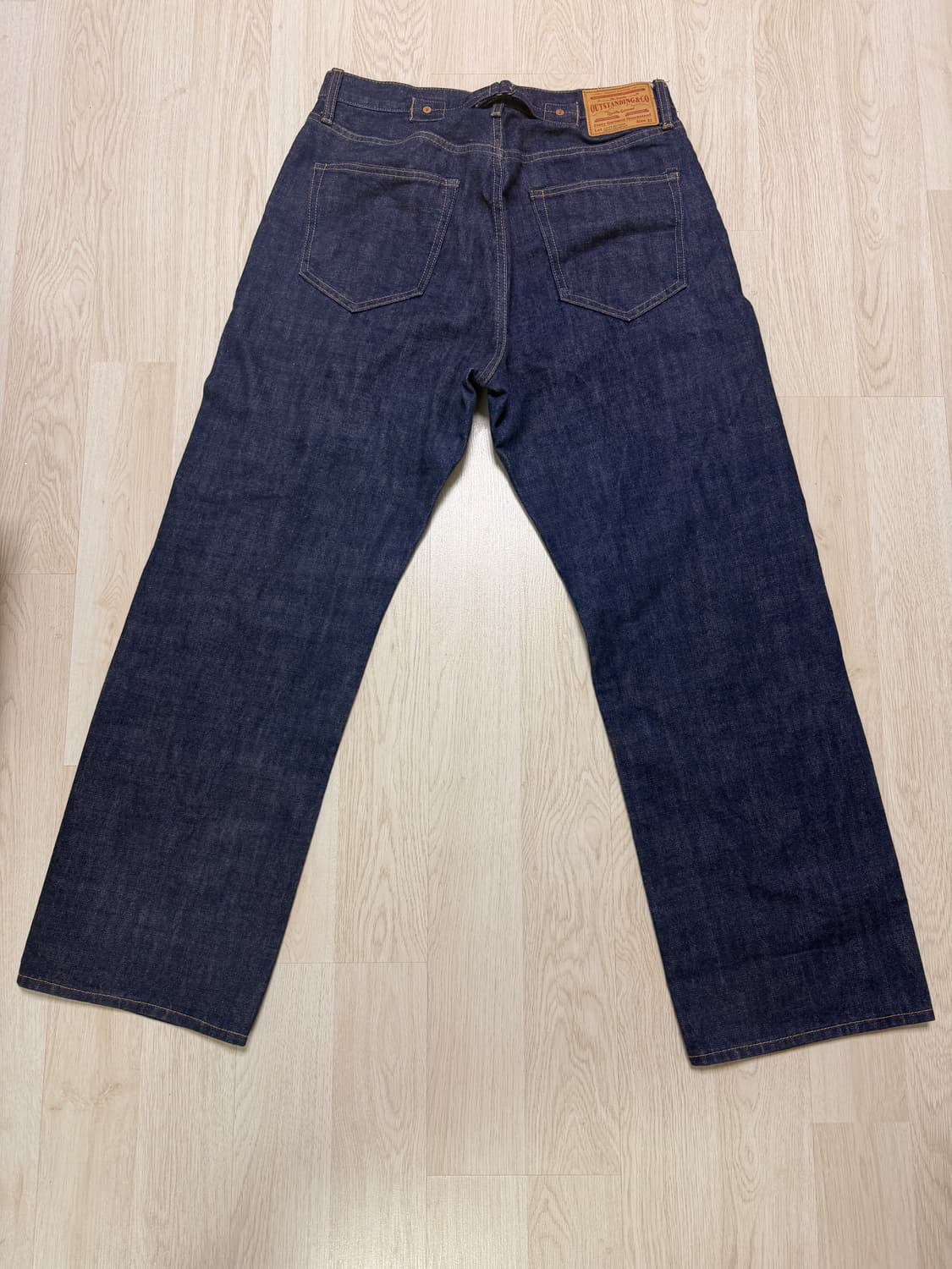 30S CINCH BACK SELVEDGE WIDE PANTS_INDIG 상품이미지2