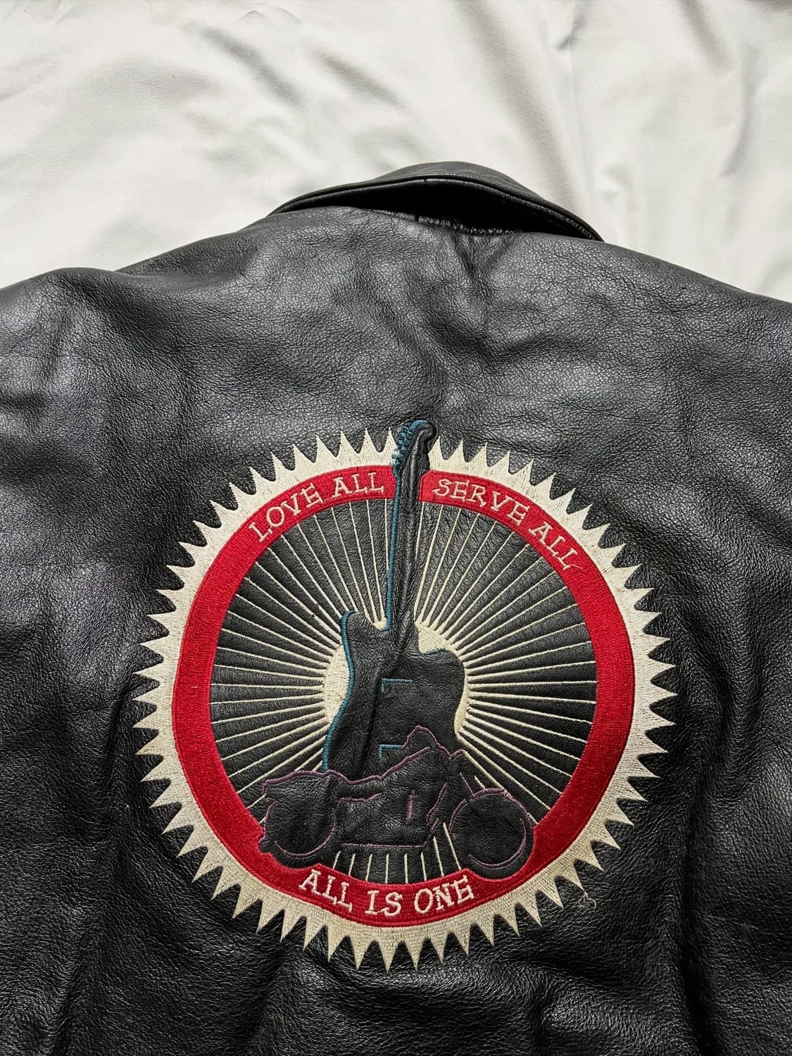 하드락카페 가죽 라이더 자켓 상품이미지8