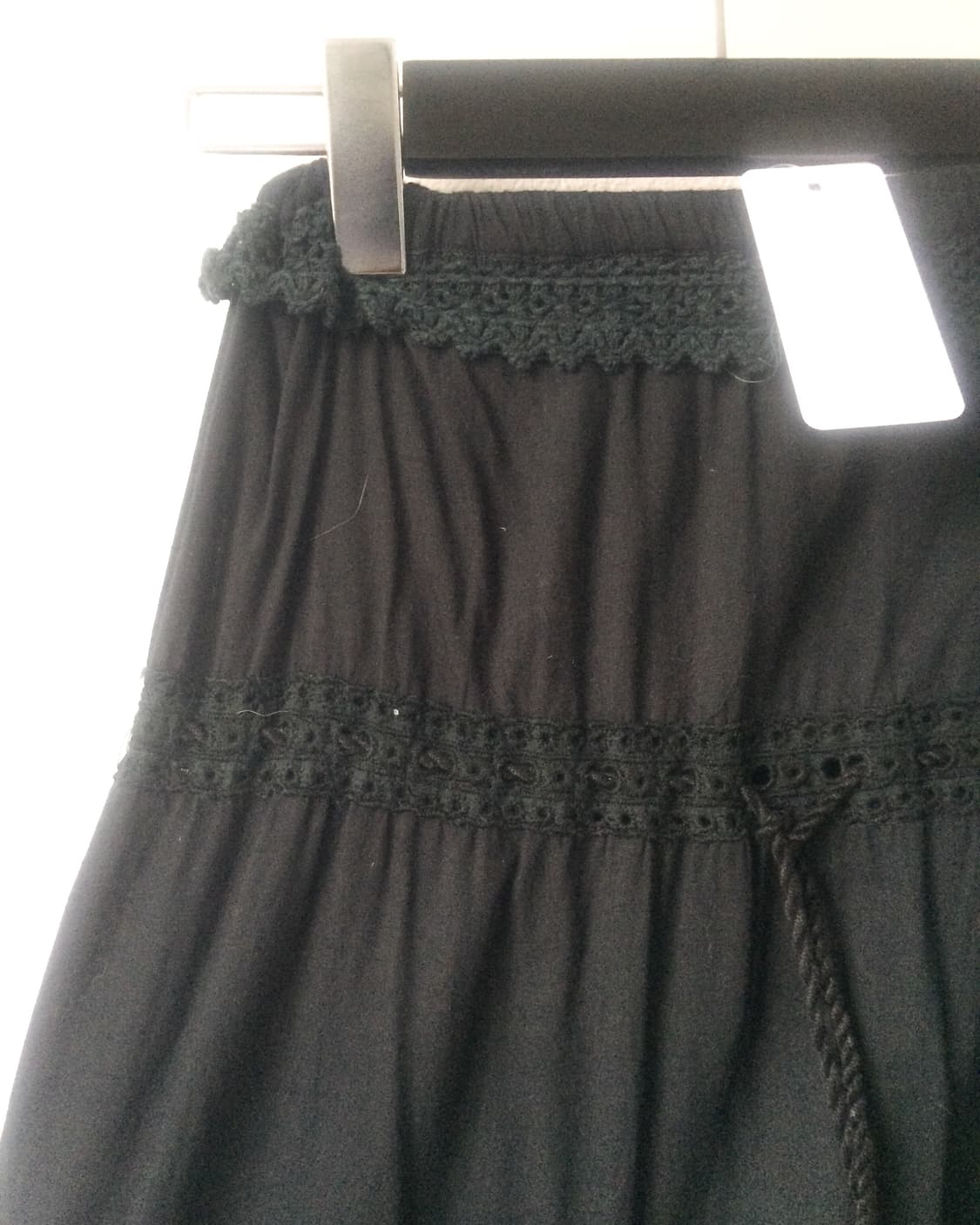 Cecil Mcbee Crochet trimming long skirt 상품이미지4