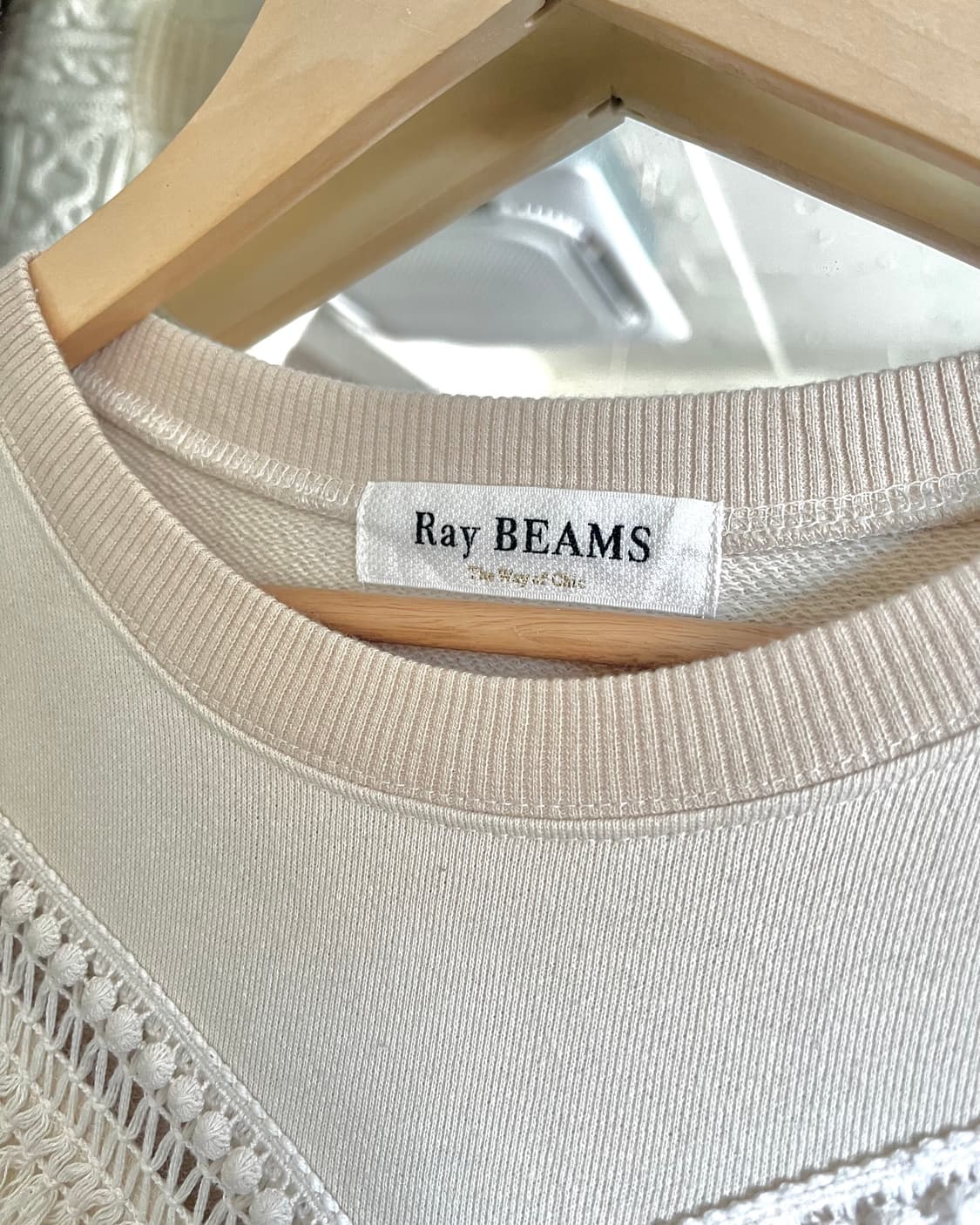 Ray BEAMS Japan Tassel Point Sweatshirt 상품이미지5