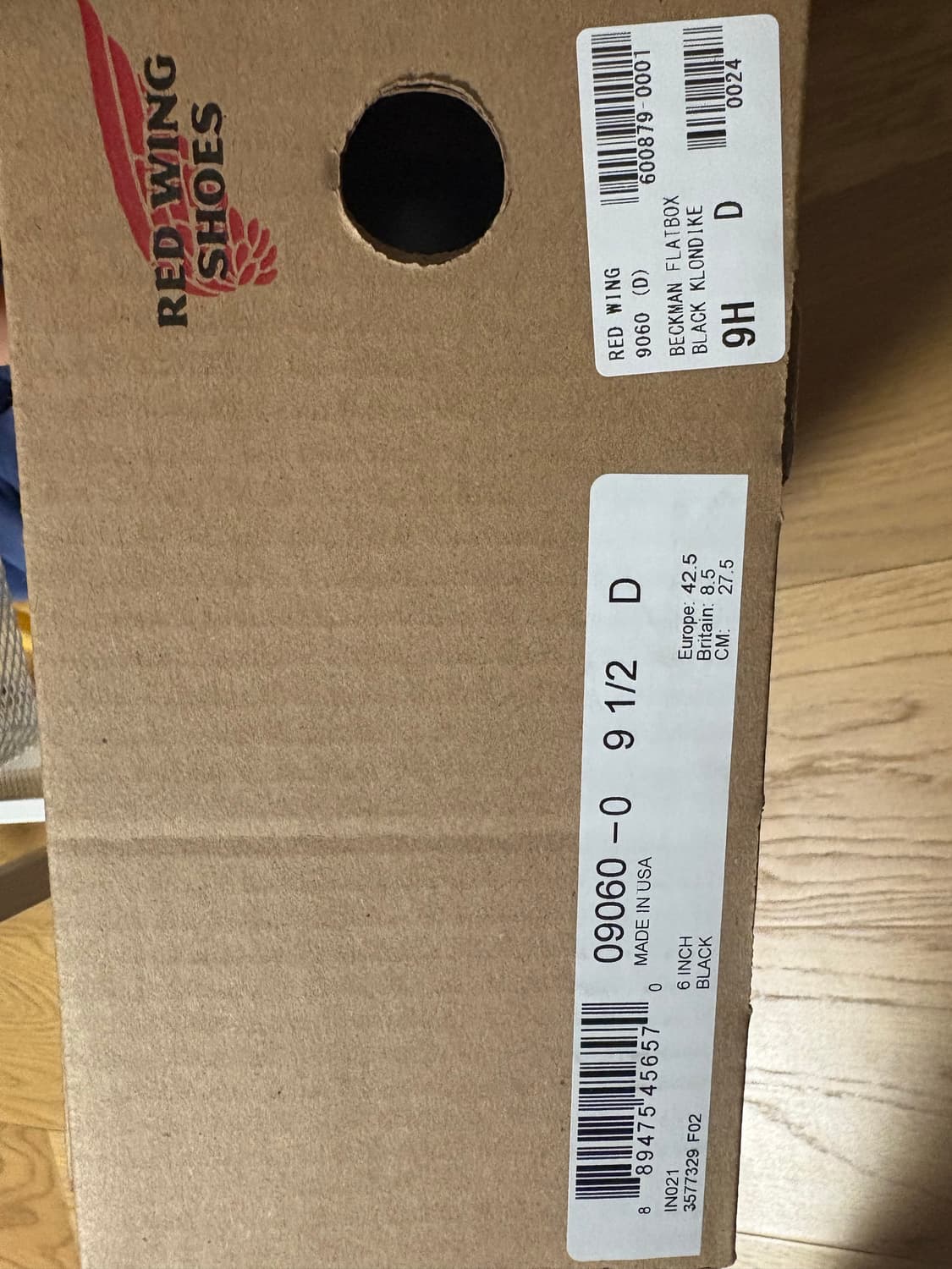 레드윙 벡맨 플랫박스 9060 275 상품이미지3