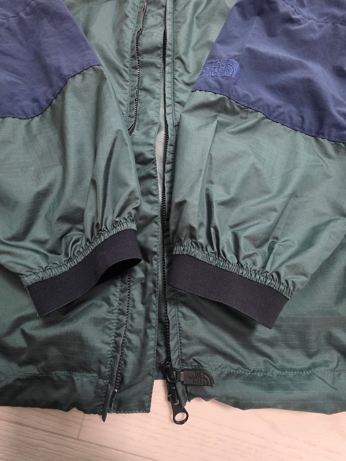 노스페이스 퍼플레벨 그린/네이비 바람막이 L(100-105) 사이즈 상품이미지6