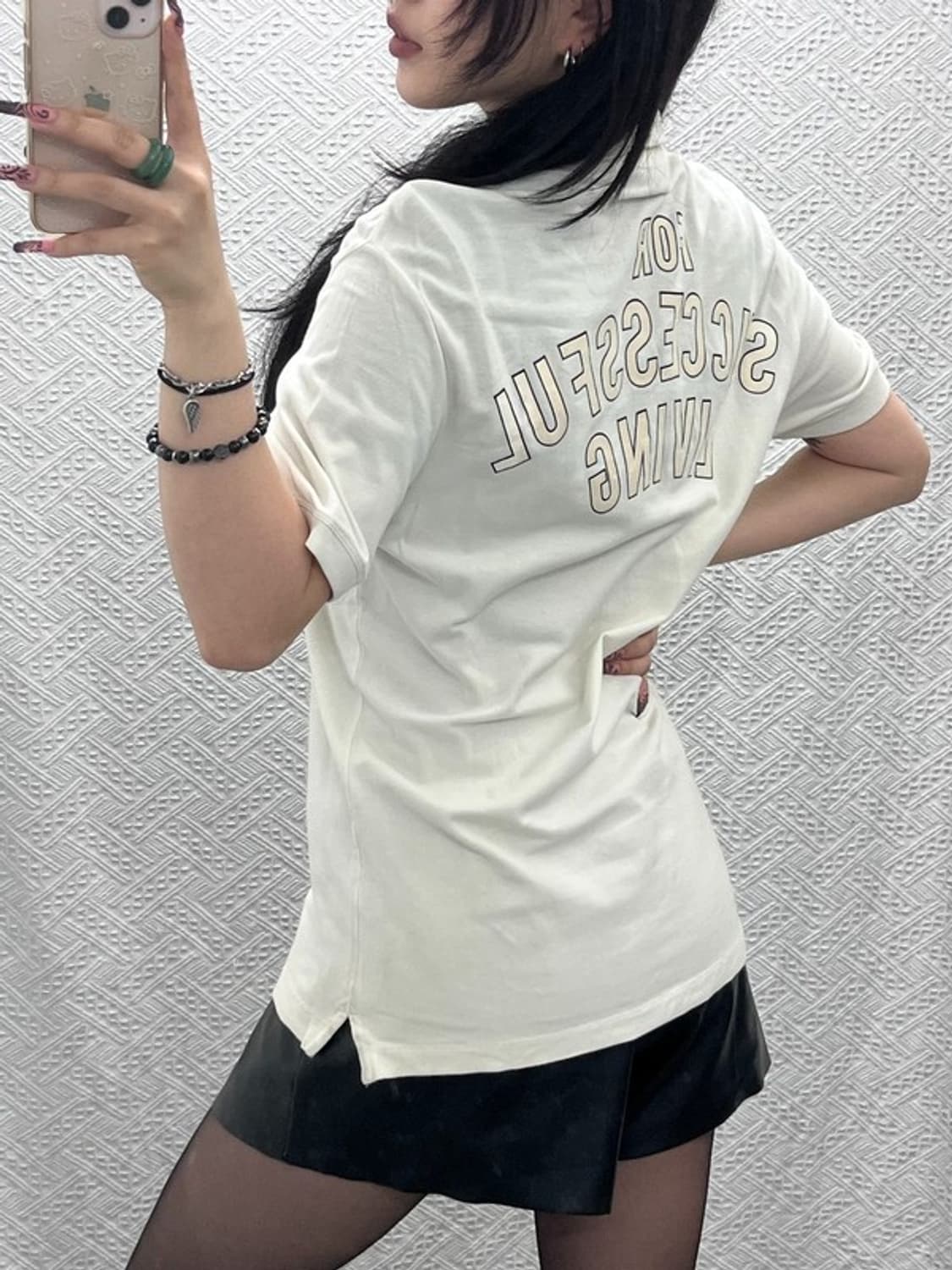 디젤 빈티지 스트릿 캐주얼 레터링 반팔 카라티 95 C11786 상품이미지2