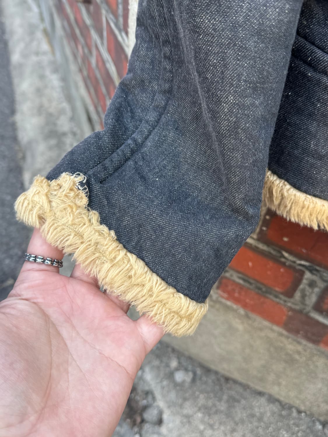 버버리 블루라벨 투웨이 시어링자켓 상품이미지7