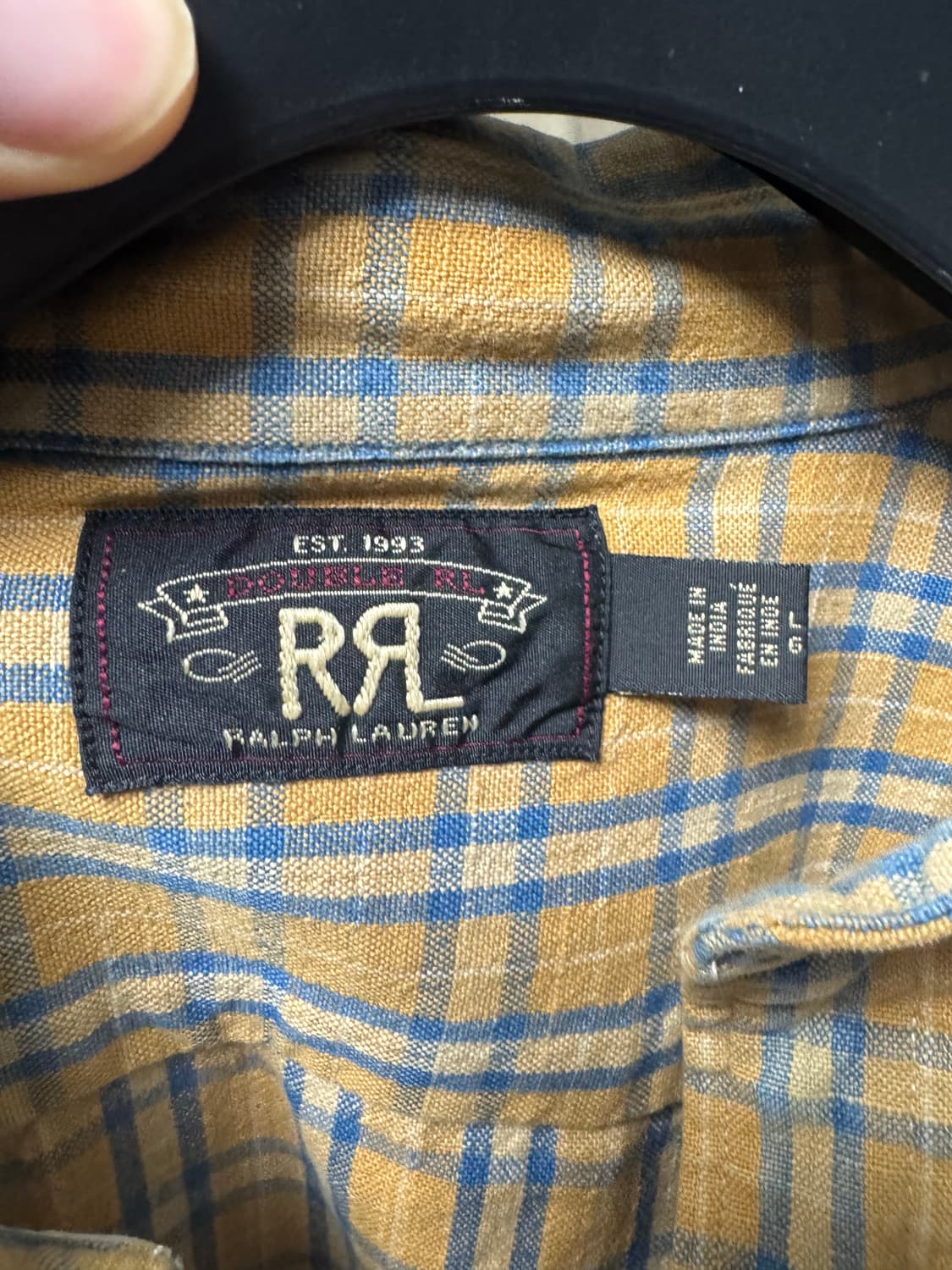 더블알엘 rrl 체크셔츠 상품이미지3