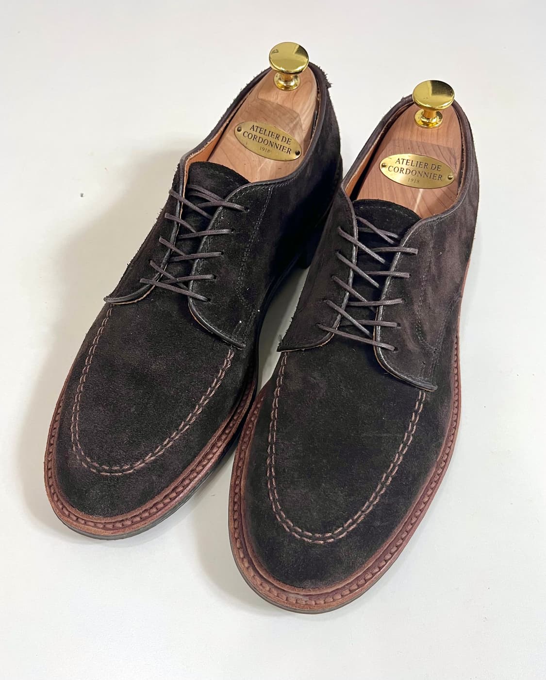 알든 704 다크브라운 스웨이드 더비/8.5D 상품이미지2