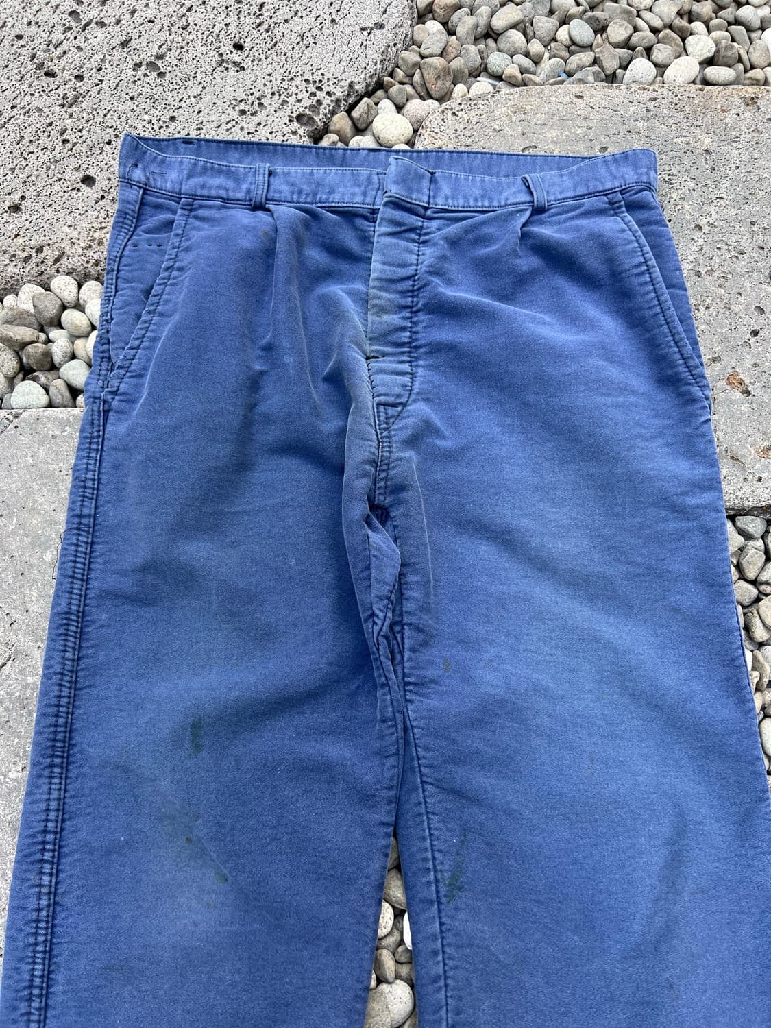 (36인치)OLD VINTAGE FADED BLUE 몰스킨워크팬츠 상품이미지8