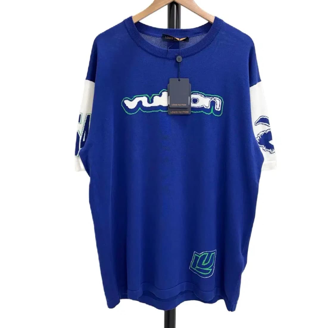 [XXL]루이비통 레이싱 니트 반팔티 상품이미지1