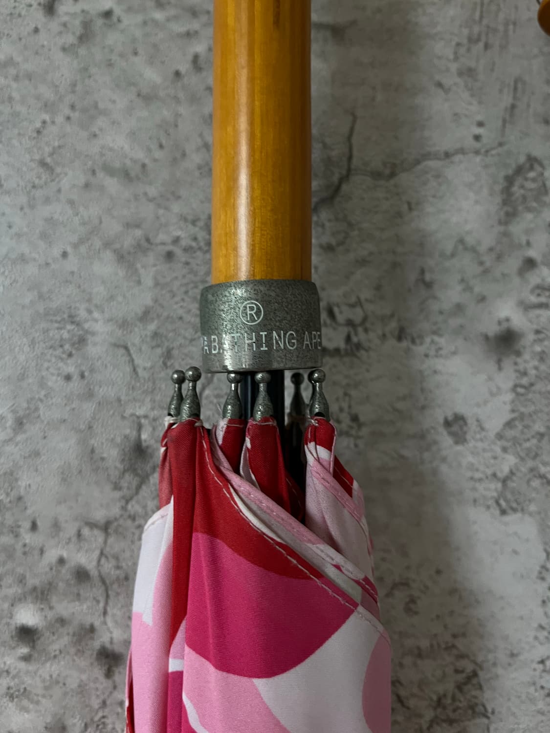 베이프 아카이브 ABC 핑크카모 장우산 상품이미지6