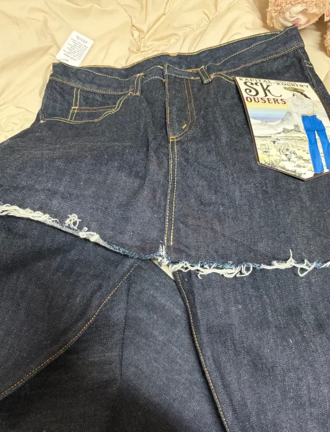 캐피탈 14oz 5P APRON SKOUSER 부츠 컷 데님 상품이미지4