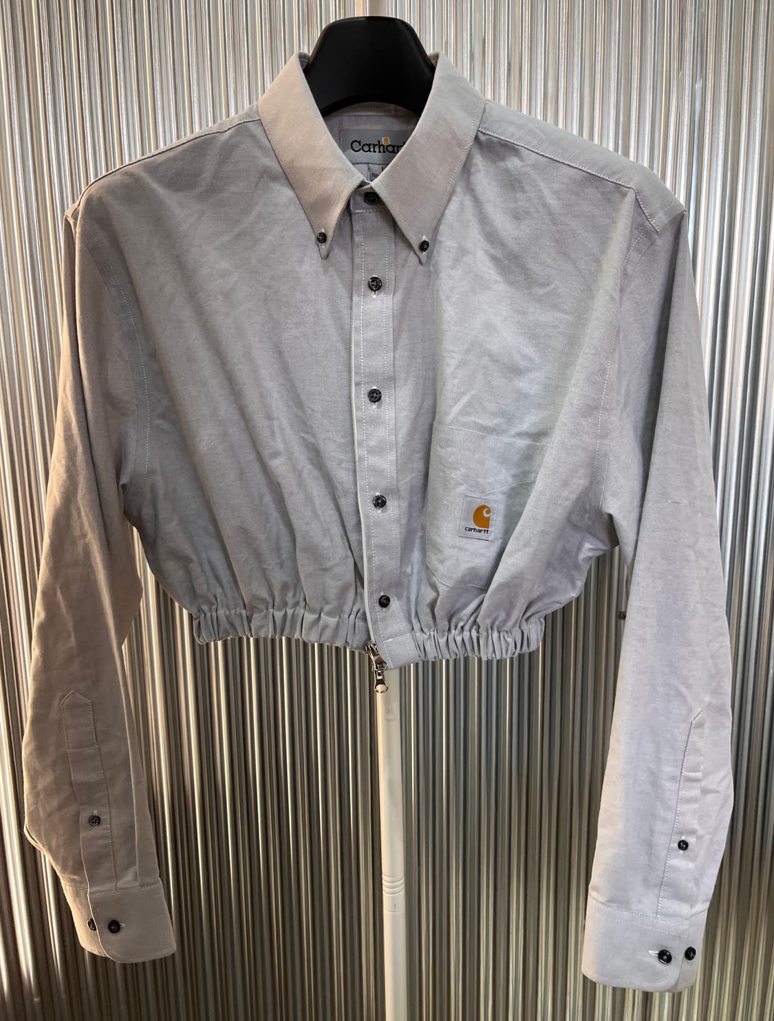 칼하트 크롭 투웨이 지퍼 리폼 L 상품이미지2