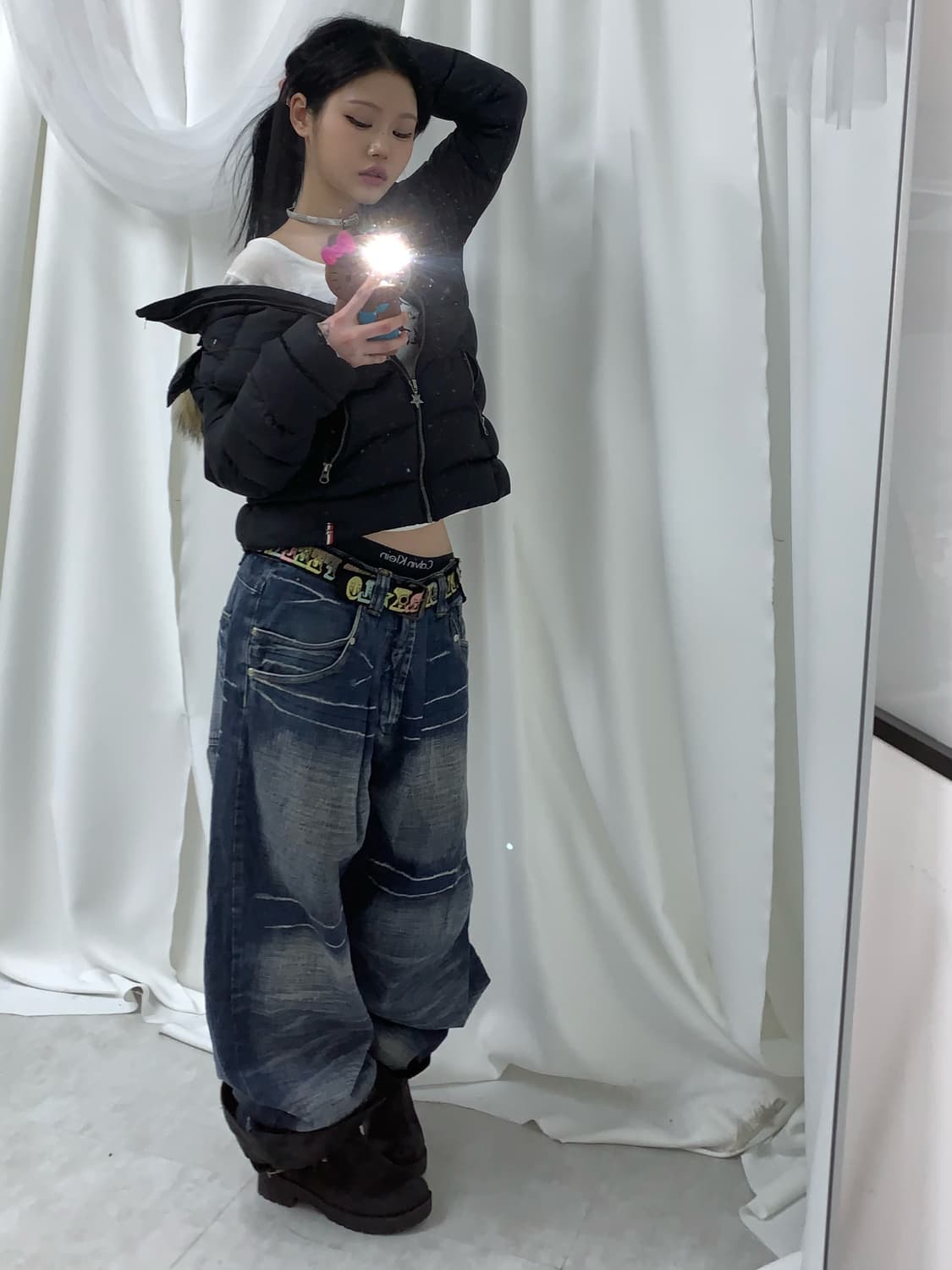 Tommy Hilfiger Star Zip Puffer Jacket 상품이미지1