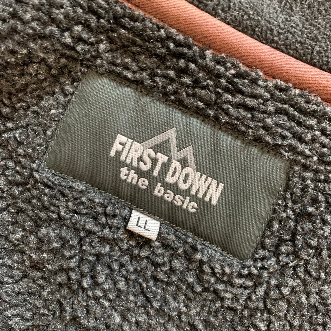 빈티지 FIRST DOWN 양털 안감 플리스 집업 자켓 상품이미지9