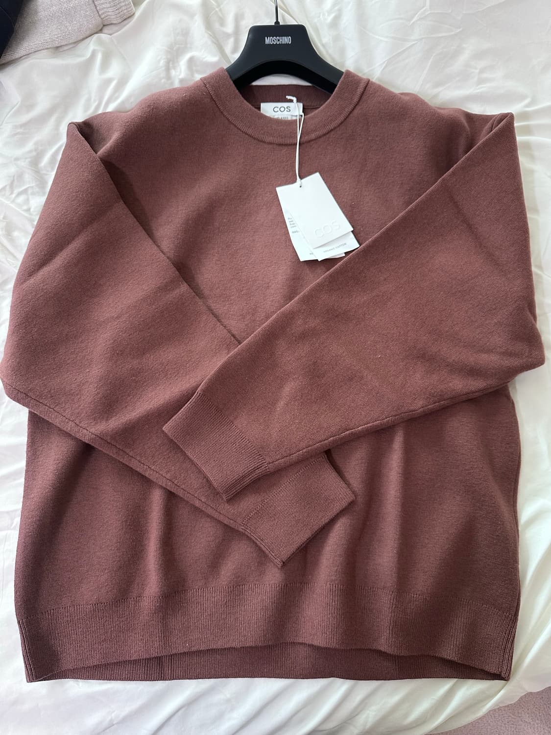 [새상품] COS 릴렉스드핏 울니트 (브라운)L  상품이미지2