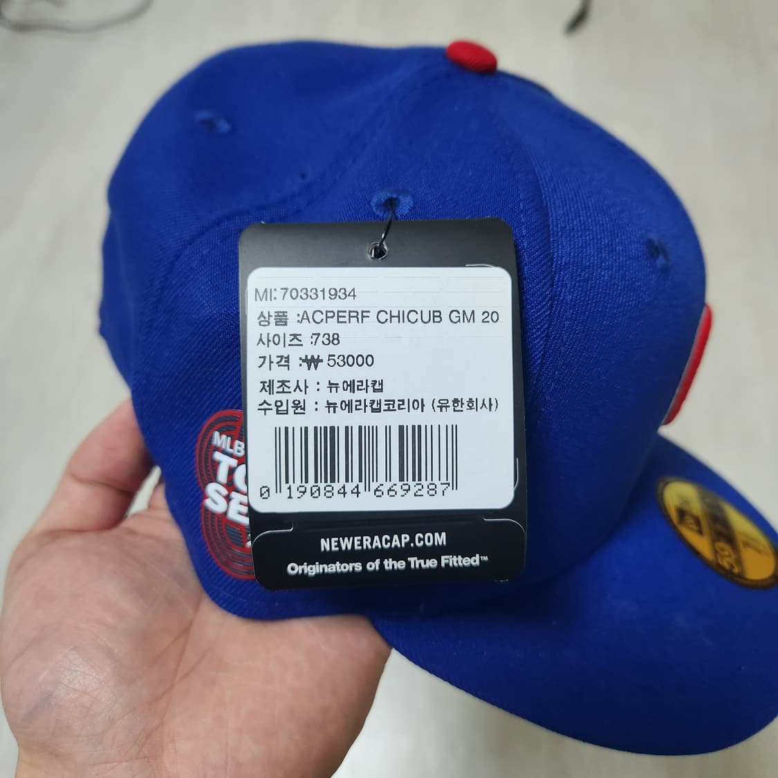 뉴에라 시카고 컵스 59FIFTY 3/8 새제품 상품이미지4