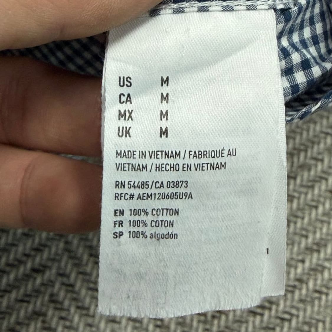 아메리칸이글 잔체크 셔츠 v1560 상품이미지6
