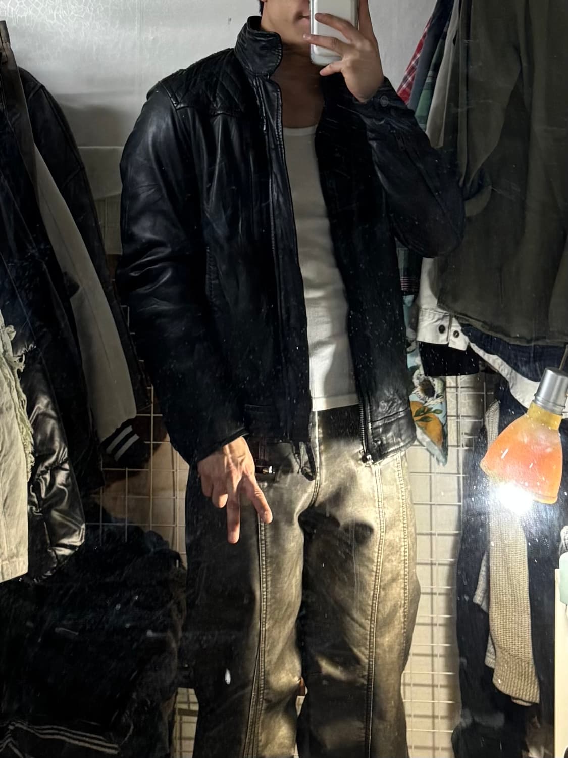 Compagnia Delle Pelli 이탈리안 레더 자켓 F11 46 상품이미지2