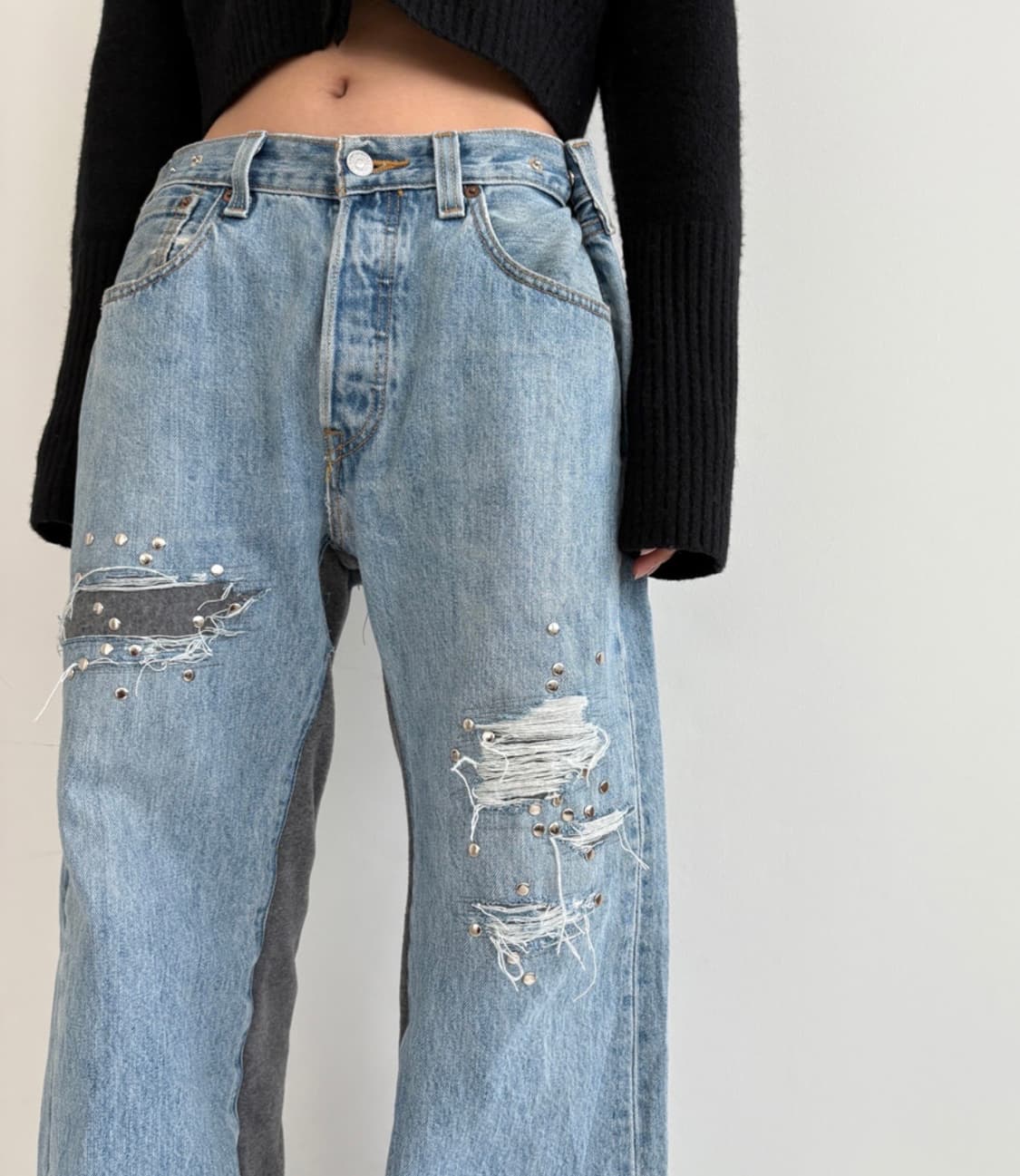 Prin 리바이스 업사이클 데님 팬츠 상품이미지4