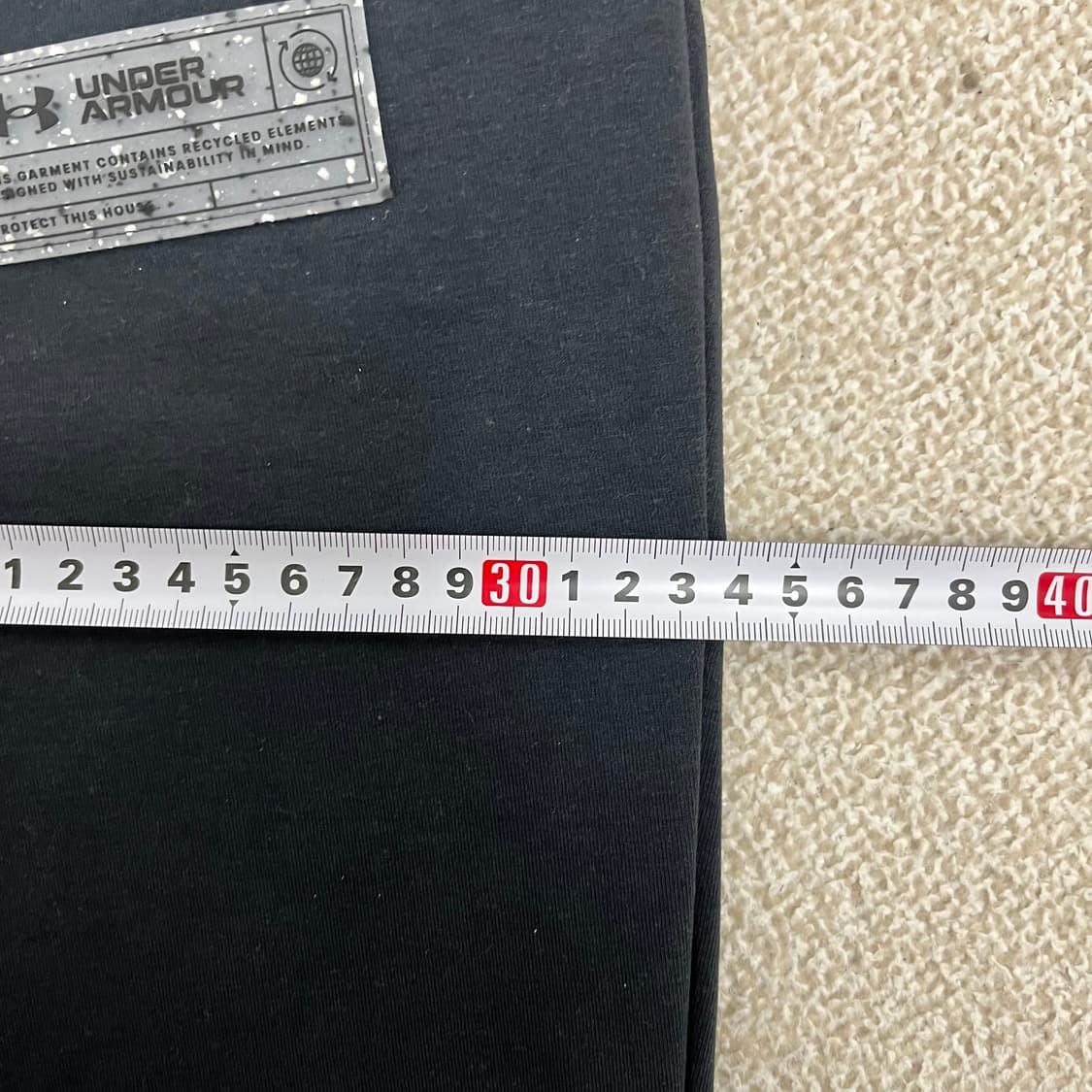M 언더아머 블랙 조거팬츠 0225M2 상품이미지7