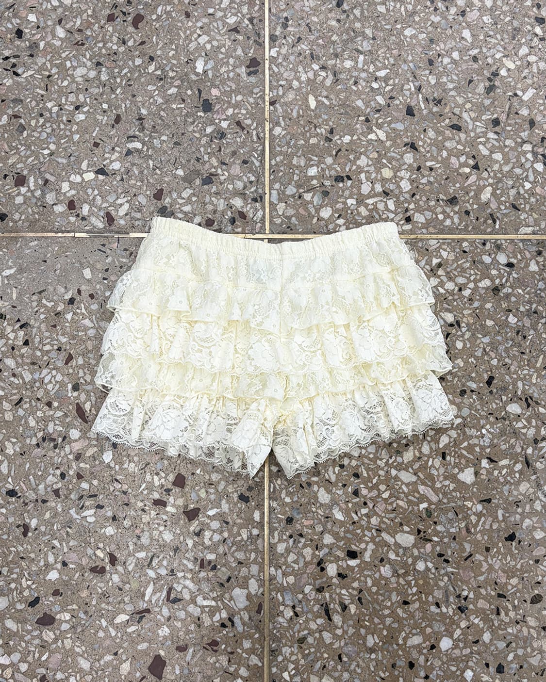 빈티지 레이스 트리밍 핫 쇼츠 상품이미지2