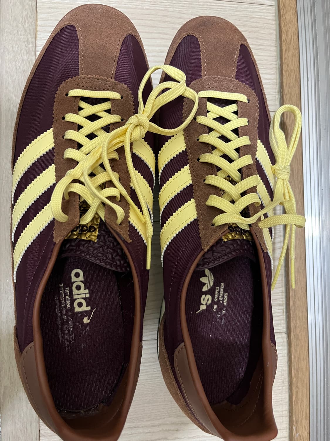 (W) 아디다스 SL 72 OG 마룬 올모스트 옐로우 상품이미지2