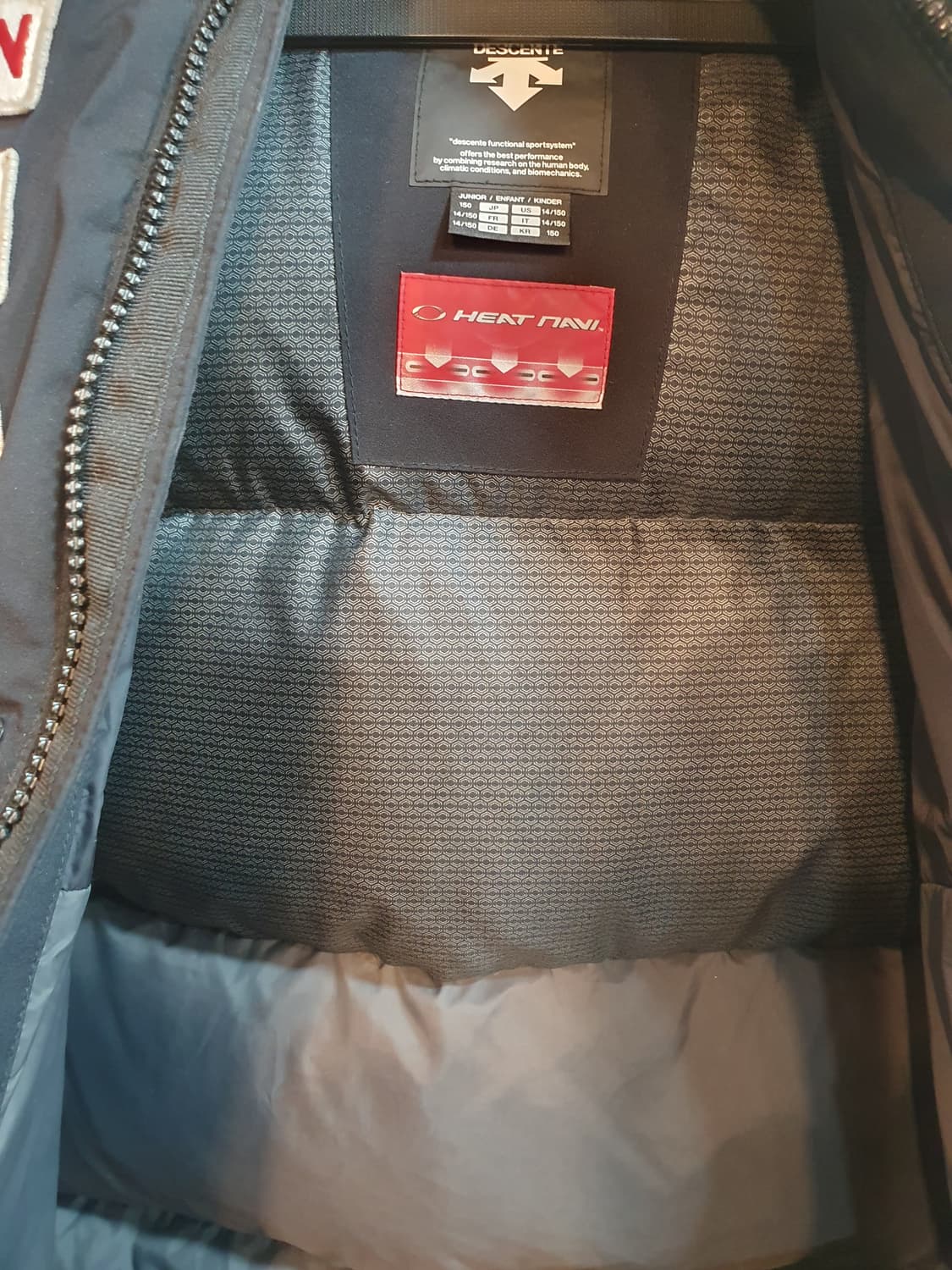 데상트 키즈 패딩150 상품이미지7