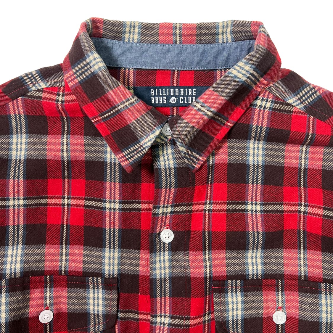 Billionaire Boys Club bbc 로고 프린트 체크 셔츠 M 상품이미지3