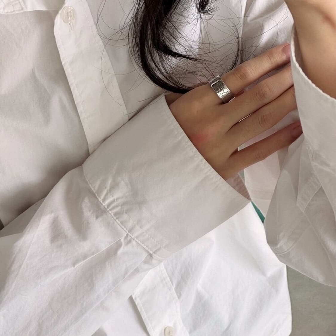 셀린느 마카담 실버 반지 상품이미지6