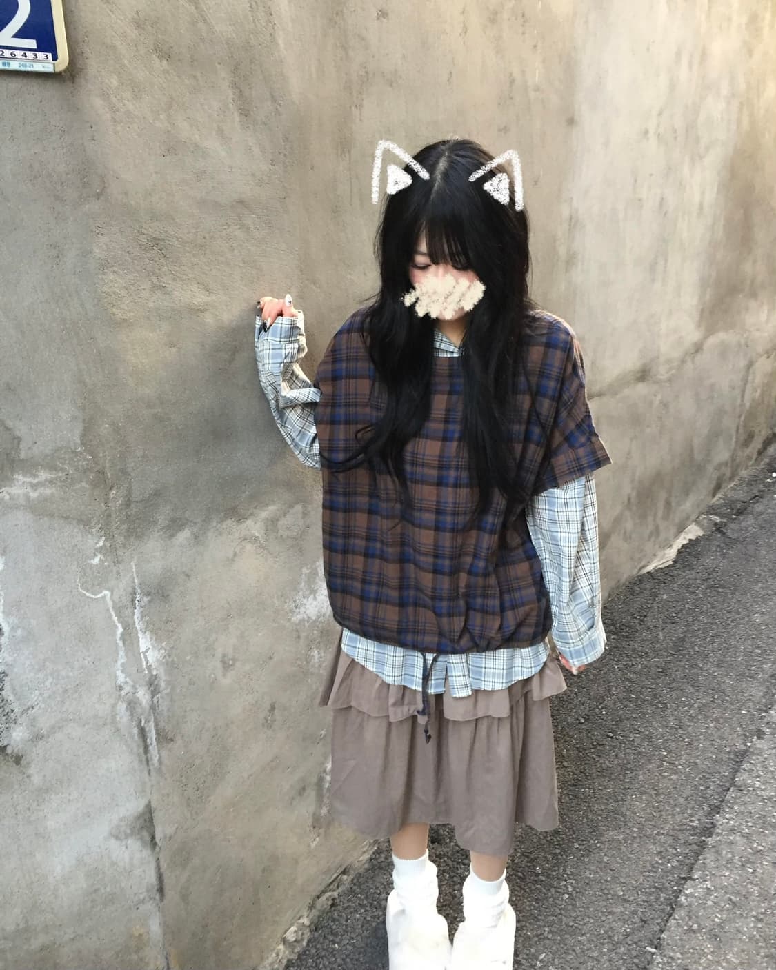 빈티지 오버핏 코디세트 상품이미지1