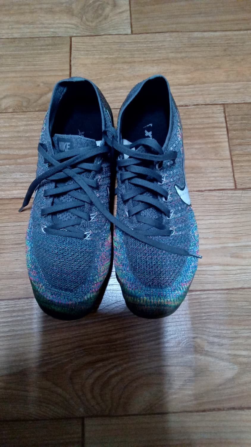 나이키 에어 베이퍼맥스 플라이니트 멀티 그레이 레인보우 상품이미지2