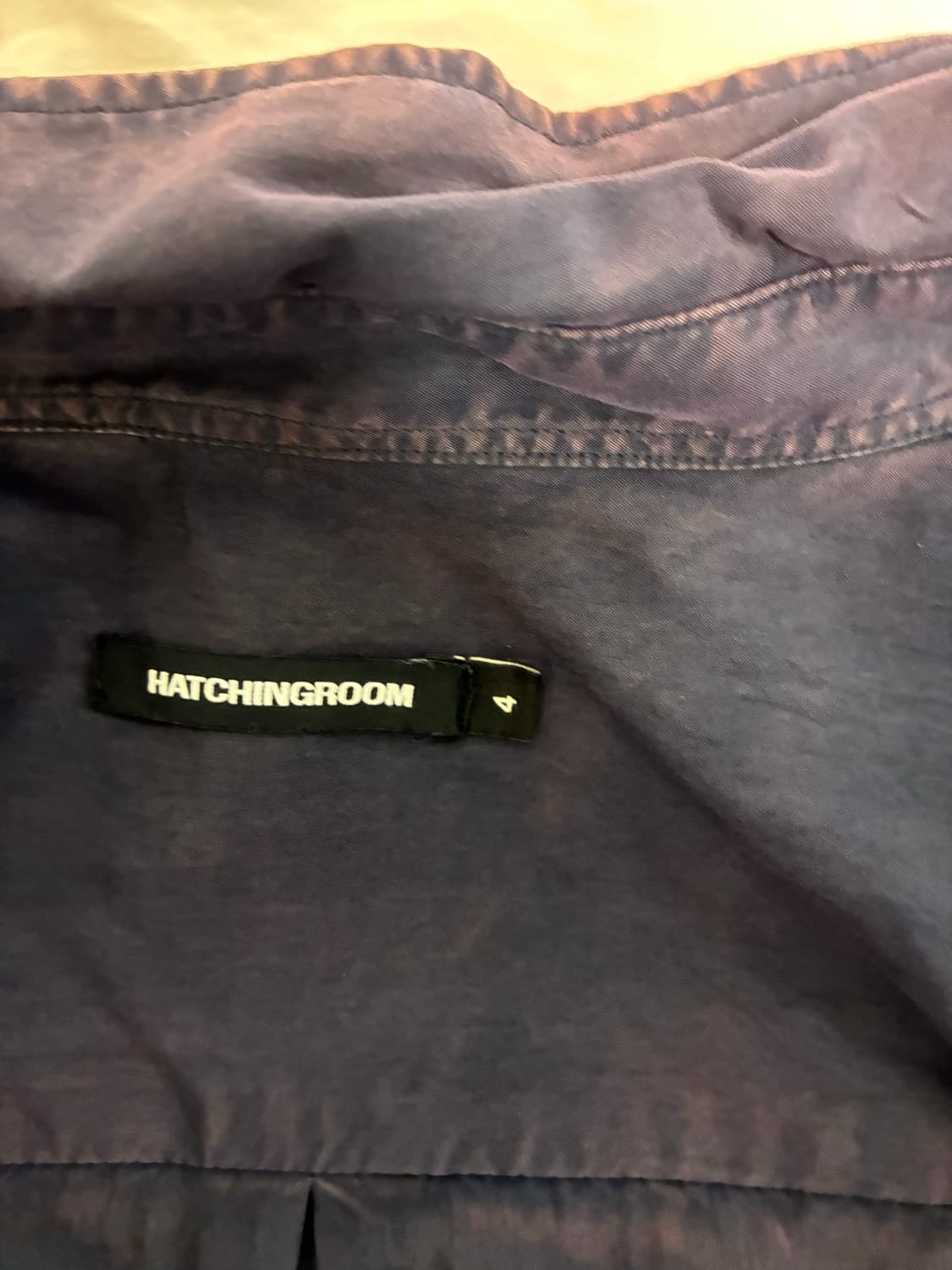 해칭룸 라나셔츠 네이비 상품이미지3