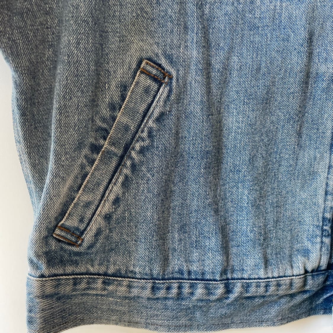 90s 폴로 랄프로렌 성조기 덩가리 데님자켓 상품이미지5