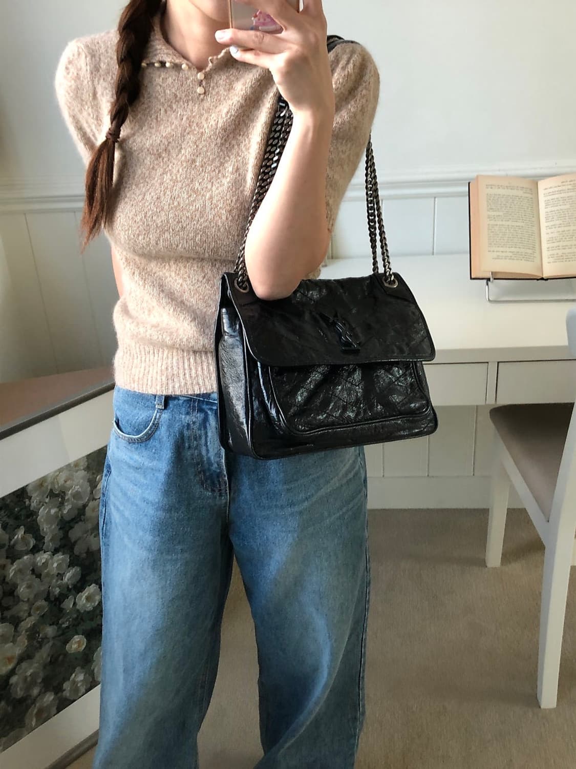 생로랑 니키백 미듐 상품이미지8