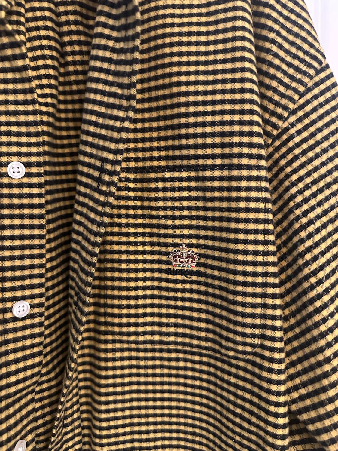 슈프림 체크 옥스퍼드 셔츠 L 상품이미지2