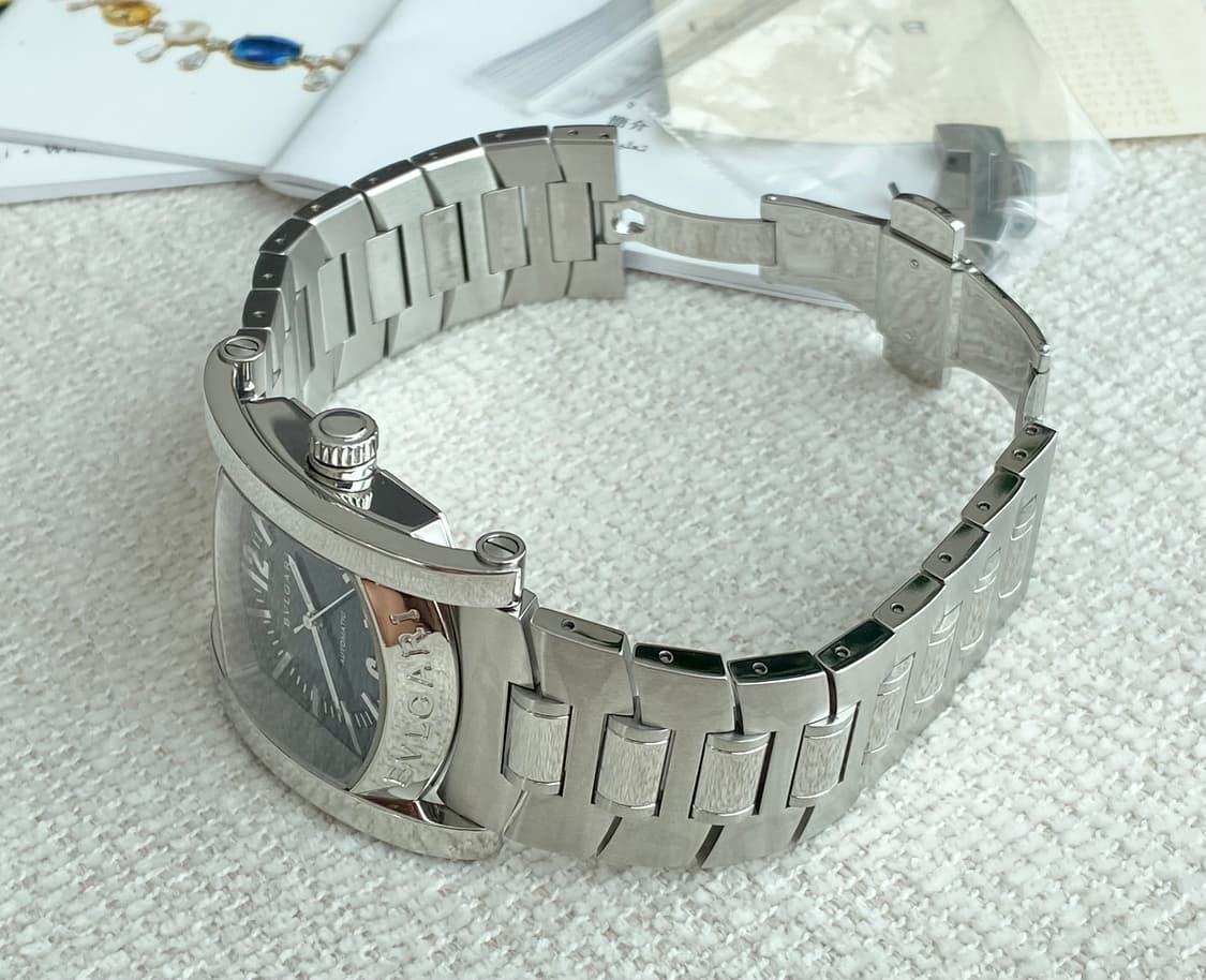 불가리 아시오마 AA44S 44mm 남성용 오토메틱 스틸 상품이미지8