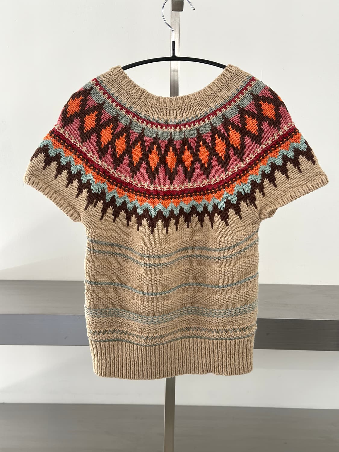 폴로 랄프로렌 에스닉 패턴 반팔 니트  상품이미지5